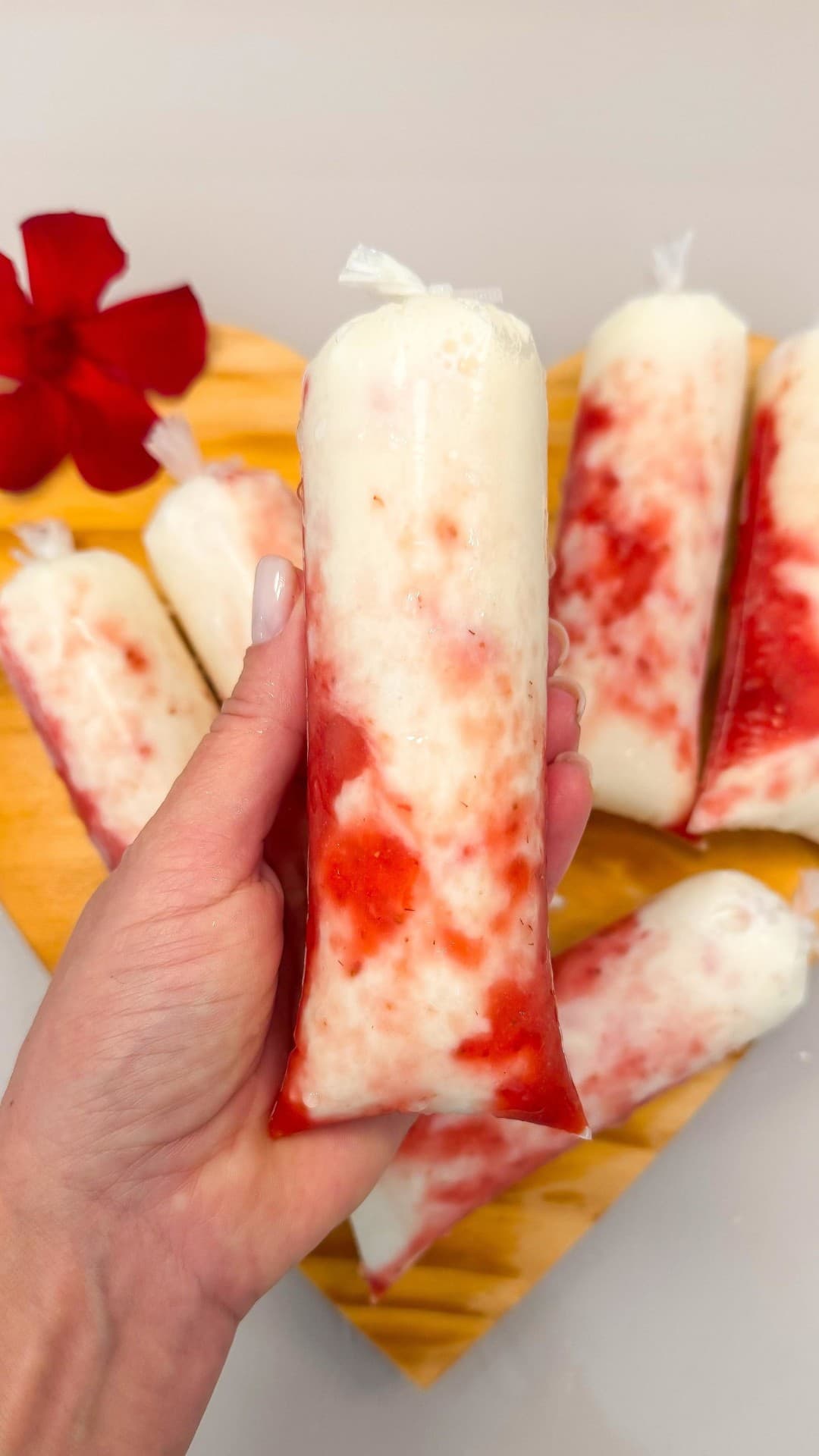 Chocolate Branco com Morango