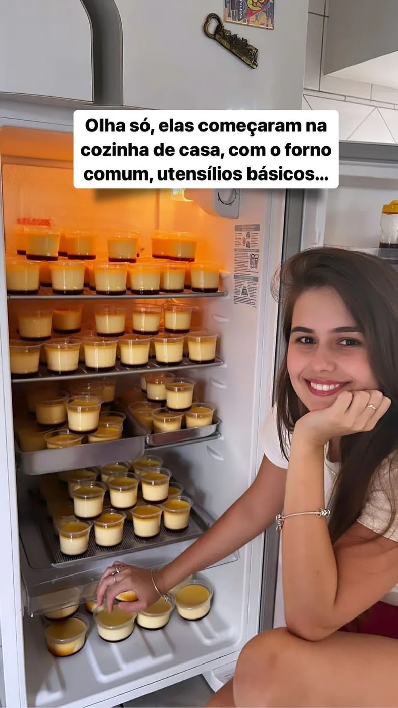 Depoimento de aluna vendendo da cozinha de casa