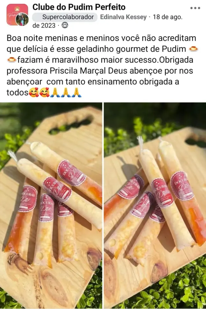 Depoimento de aluna satisfeita