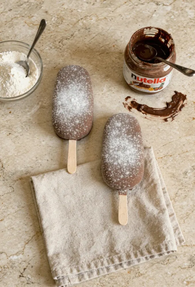 Geladinho de Ninho com Nutella